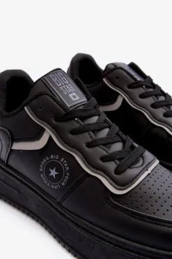 Damskie Buty Sportowe Sneakersy Big Star MM274232 Czarne