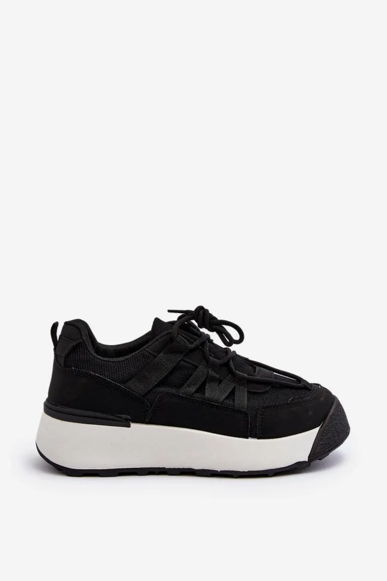 Damskie Buty Sportowe Sneakersy Czarne Phyrena