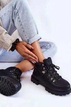 Damskie Buty Trekkingowe Lee Cooper LCJ-22-31-1435 Czarne