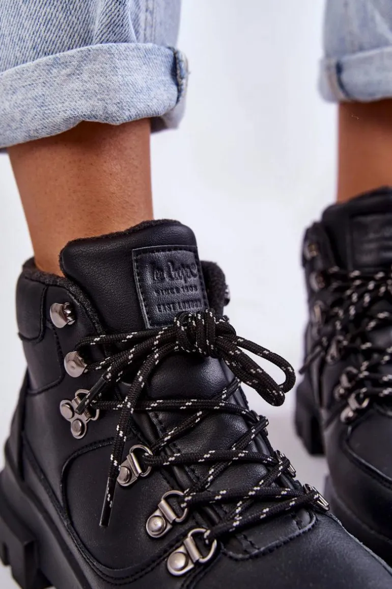 Damskie Buty Trekkingowe Lee Cooper LCJ-22-31-1435 Czarne