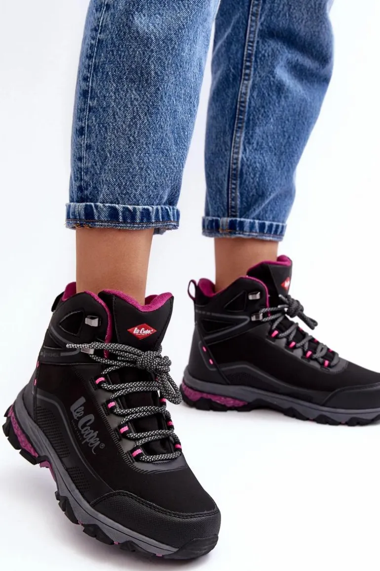 Damskie Buty Trekkingowe Trapery Lee Cooper LCJ-23-01-2020L Czarne