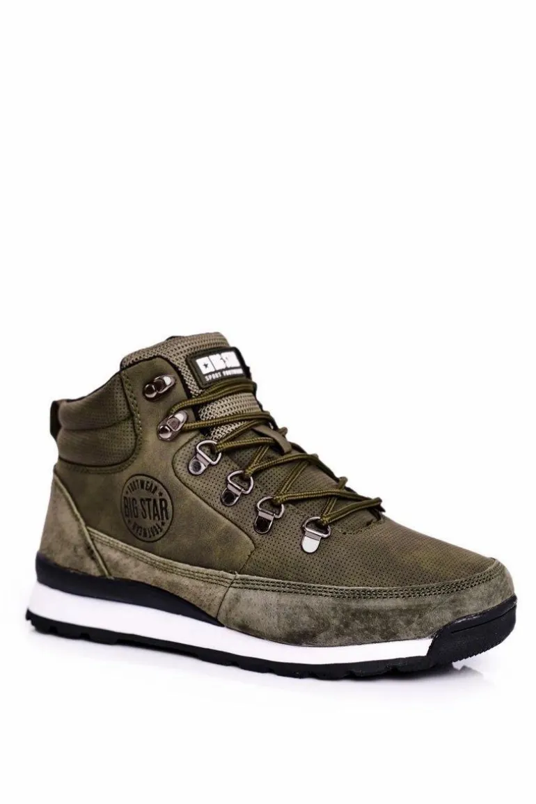 Damskie Buty Trekkingowe Big Star Khaki GG274617