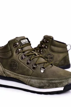 Damskie Buty Trekkingowe Big Star Khaki GG274617