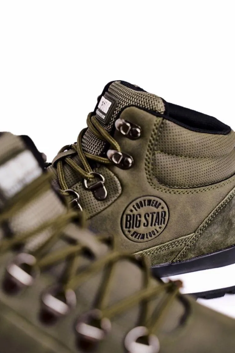 Damskie Buty Trekkingowe Big Star Khaki GG274617