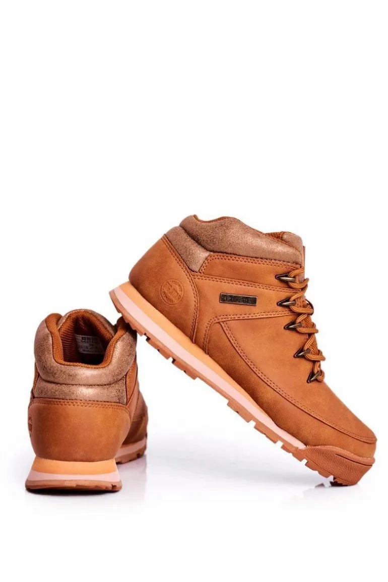 Damskie Buty Trekkingowe Big Star Camel GG274497