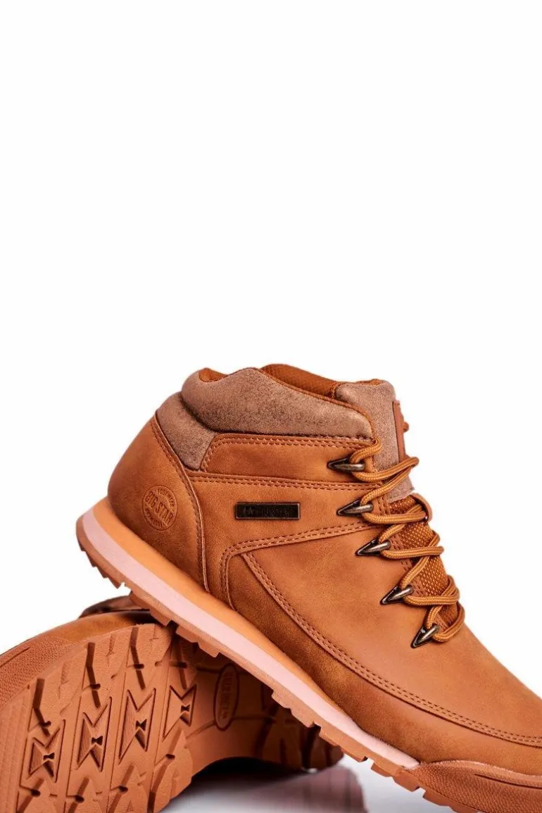 Damskie Buty Trekkingowe Big Star Camel GG274497