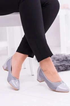 Damskie Czółenka Sergio Leone Szare Hermida