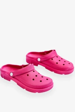Damskie Gumowe Kroksy Fuksja Rabios