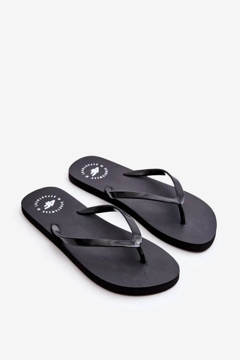 Damskie Japonki Klapki 4F 4FSS23FFLIF064-21S Czarne