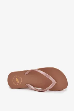 Damskie Japonki Klapki 4FMM00FFLIF018-82S Jasnobrązowe