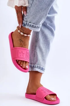 Damskie Klapki Big Star HH274A039 Fuksja