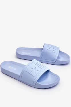 Damskie Klapki Big Star HH274A042 Jasnoniebieskie