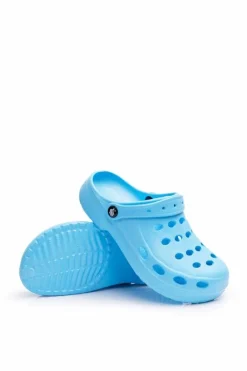 Damskie Klapki Błękitne Piankowe EVA