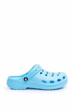 Damskie Klapki Błękitne Piankowe EVA