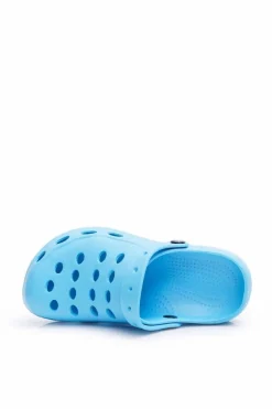 Damskie Klapki Błękitne Piankowe EVA