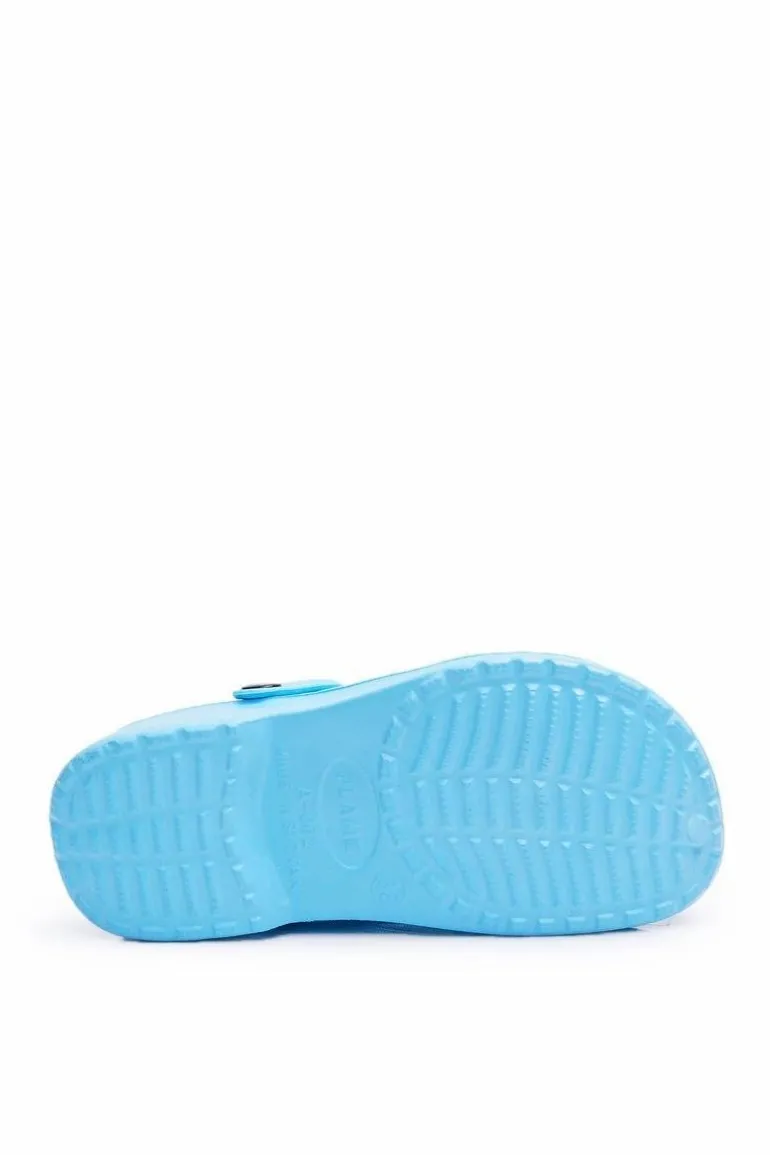 Damskie Klapki Błękitne Piankowe EVA