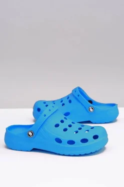 Damskie Klapki EVA Błękitne Piankowe Kroksy