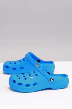Damskie Klapki EVA Błękitne Piankowe Kroksy
