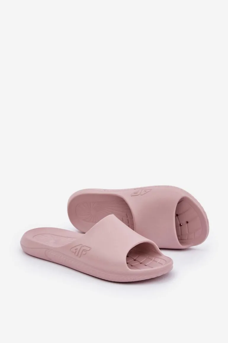 Damskie Klapki 4F 4FMM00FFLIF093A-56S Jasnoróżowe