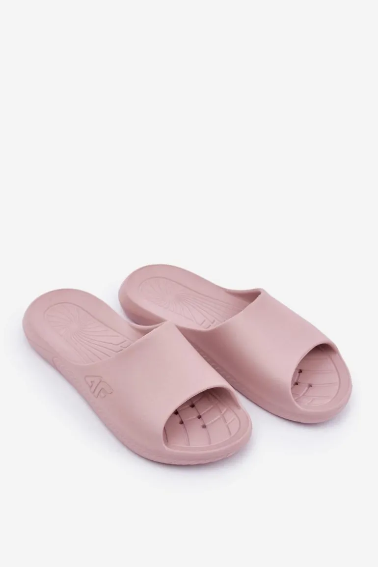 Damskie Klapki 4F 4FMM00FFLIF093A-56S Jasnoróżowe