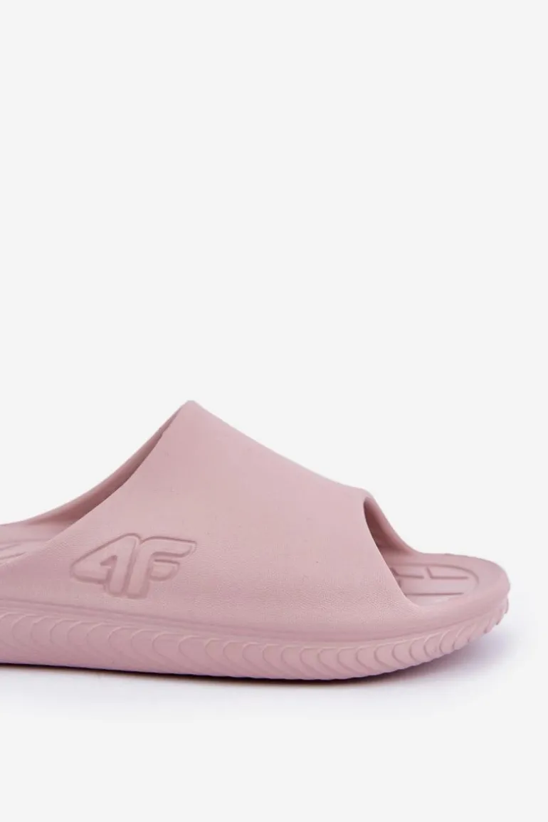 Damskie Klapki 4F 4FMM00FFLIF093A-56S Jasnoróżowe