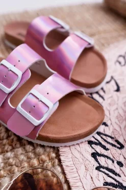 Damskie Klapki Fioletowe Big Star DD274136