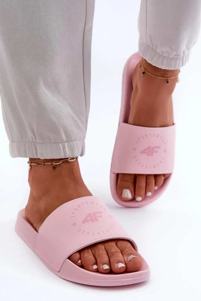 Damskie Klapki 4FMM00FFLIF044A-56S Różowe