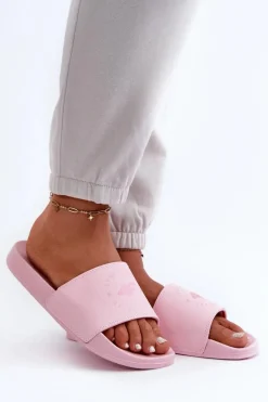 Damskie Klapki 4FMM00FFLIF044A-56S Różowe