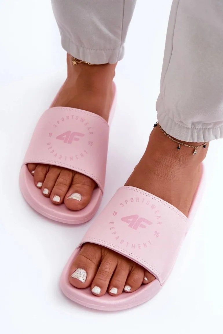 Damskie Klapki 4FMM00FFLIF044A-56S Różowe