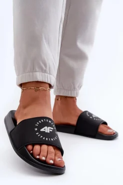 Damskie Klapki 4FMM00FFLIF044A-20S Czarne