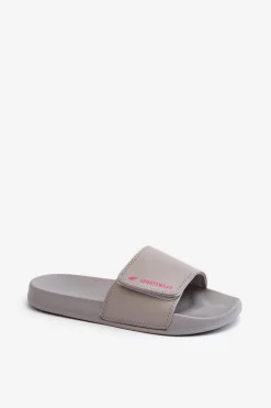 Damskie Klapki 4FMM00FFLIF031A-25S Szare