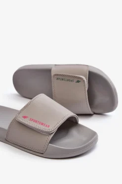 Damskie Klapki 4FMM00FFLIF031A-25S Szare