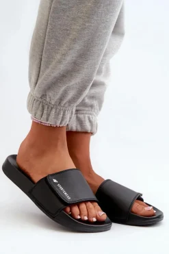 Damskie Klapki 4FMM00FFLIF031A-20S Czarne