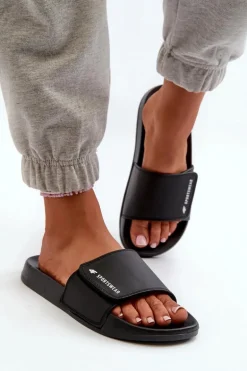 Damskie Klapki 4FMM00FFLIF031A-20S Czarne