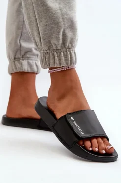 Damskie Klapki 4FMM00FFLIF031A-20S Czarne