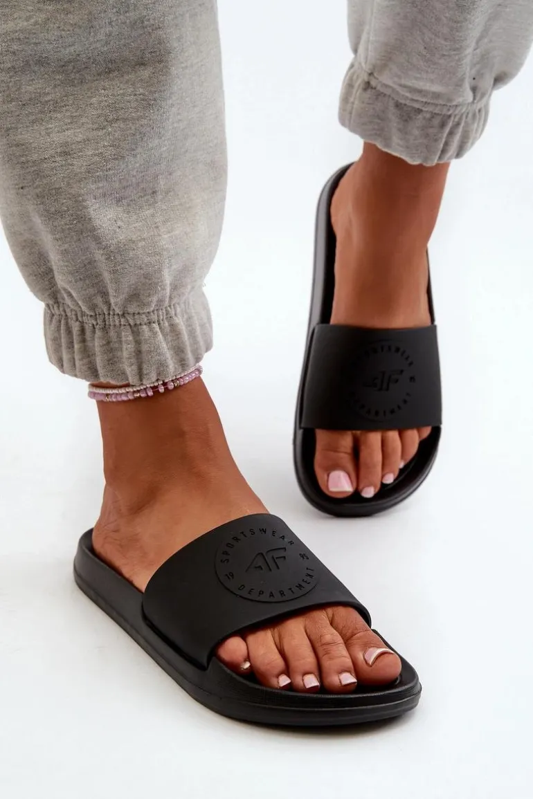 Damskie Klapki 4FMM00FFLIF045-20S Czarne