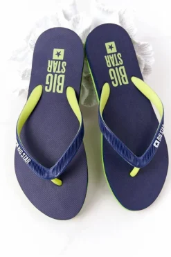 Damskie Klapki Japonki Big Star FF274A312 Granatowe