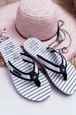 Damskie Klapki Japonki Big Star DD274A251 Czarne