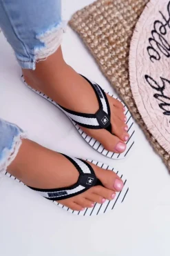 Damskie Klapki Japonki Big Star DD274A251 Czarne