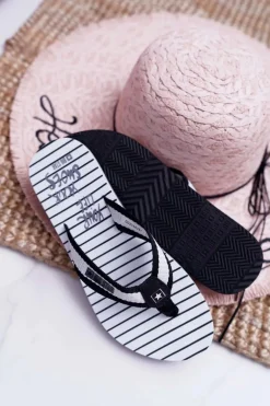 Damskie Klapki Japonki Big Star DD274A251 Czarne