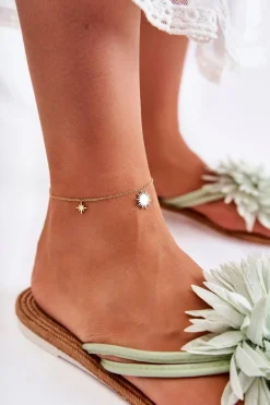 Damskie Klapki Japonki Z Materiałową Ozdobą Zielone Eviana