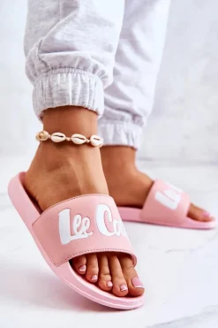 Damskie Klapki Lee Cooper LCW-22-42-0998 Różowe