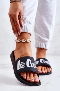 Damskie Klapki Lee Cooper LCW-22-42-1004 Czarne