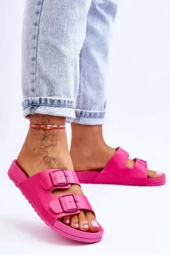 Damskie Klapki Na Platformie Fuksja Vertigo