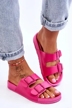 Damskie Klapki Na Platformie Fuksja Vertigo