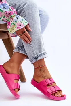 Damskie Klapki Na Platformie Fuksja Vertigo