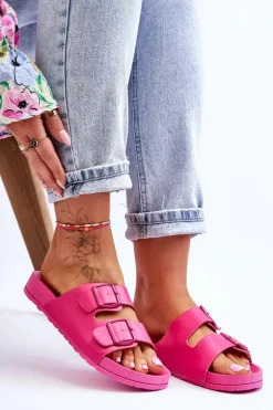Damskie Klapki Na Platformie Fuksja Vertigo