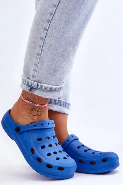 Damskie Klapki Niebieskie Piankowe EVA