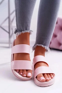 Damskie Klapki Różowe Viane