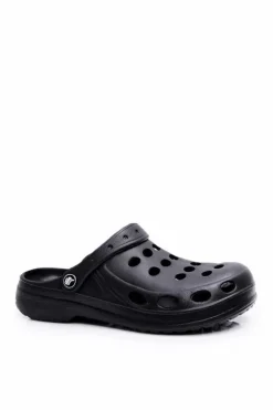 Damskie Klapki Sandały Lekkie Czarne Piankowe EVA